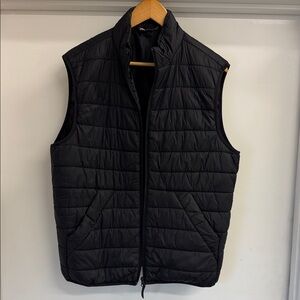 Zara Black Quilted Vest